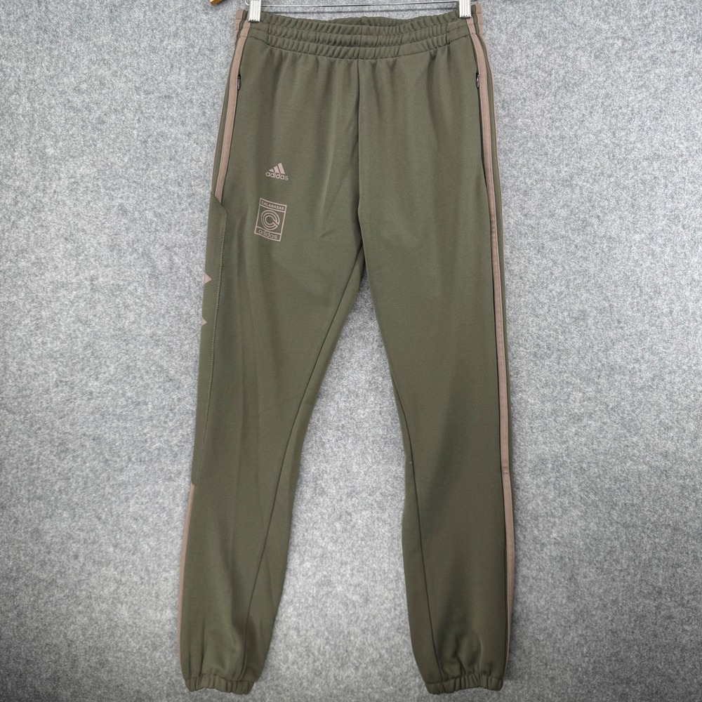 Adidas Yeezy Calabasas Track Pants Mens XS Green 27" Inseam Kanye West Joggers